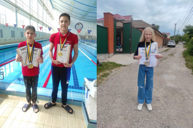 Криворожские пловцы завоевали еще 9 призовых мест на Чемпионате города