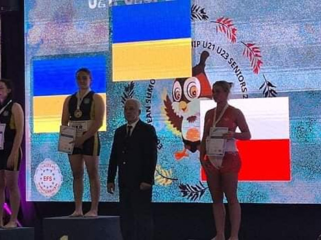 Криворізька спортсменка виборола золоті медалі на чемпіонаті Європи з сумо