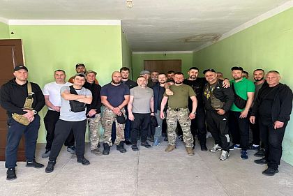 Військових 129 окремої бригади тероборони відзначили нагрудними знаками «За захист Криворізького району»