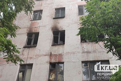 В Покровском районе Кривого Рога горела кладовка