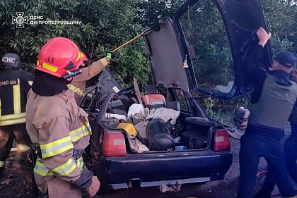 ДТП у Нікопольському районі: з автівки деблокували тіло водія