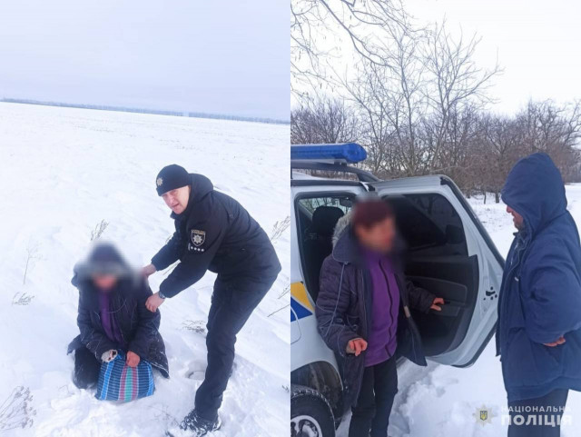 На Днепропетровщине полицейский спас супругов от переохлаждения