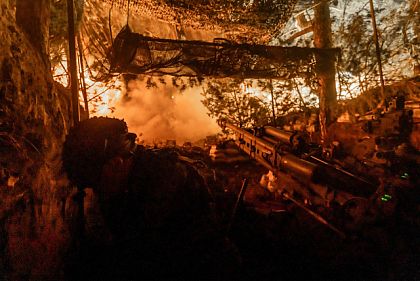 За прошедшие сутки на фронте произошло 64 боевых столкновения. Данные за 1 января