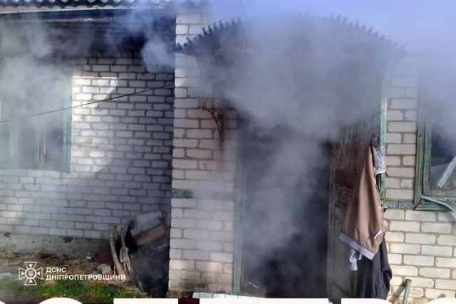 На місці пожежі у Дніпропетровські області знайшли тіло людини