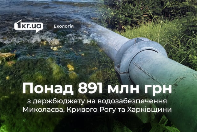 Україна інвестує у воду: 906 мільйонів гривень для регіонів, постраждалих від війни