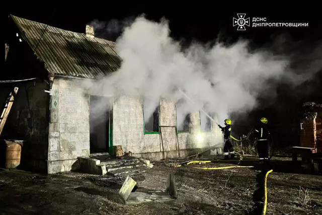 У пожежі на Дніпропетровщині загинув чоловік