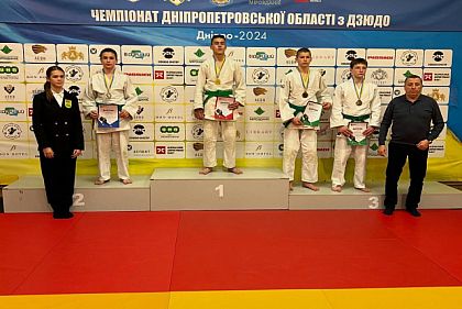 Криворожские дзюдоисты завоевали 4 медали на областном Чемпионате