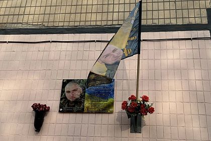 В Кривом Роге открыли мемориальную доску павшему Герою Александру Гавловскому