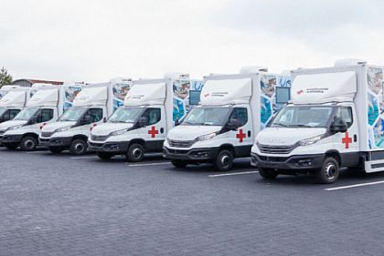 Днепропетровская область получила от Германии мобильные клиники