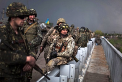 Нацгвардия ведет бой с сепаратистами в Донецкой области. Есть раненые среди сил АТО