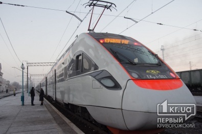 Из Кривого Рога в Киев отправился первый скоростной поезд «Тарпан»