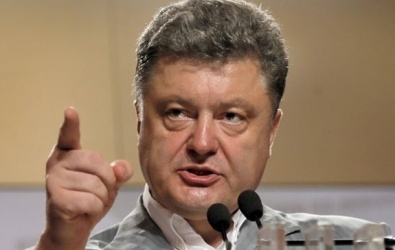 Силы АТО в одностороннем порядке прекратят огонь на Донбассе, - Порошенко