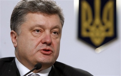 Порошенко считает решение Путина об отмене использования войск первым практическим шагом РФ по урегулированию ситуации на Донбассе