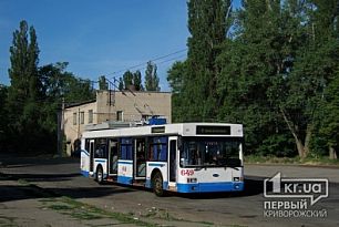 В Кривом Роге на линию вышел низкопольный троллейбус редкой модели