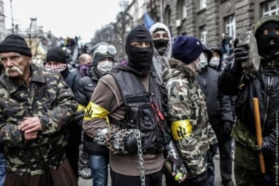 В Киеве «Правый сектор» договорился с бывшими беркутовцами вместе ехать на восток Украины