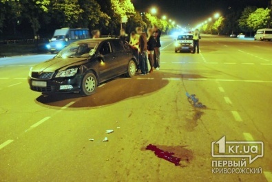 ДТП в Кривом Роге: Водитель на «Skoda Octavia» сбил двух пешеходов на регулируемом перекрестке