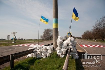 Постройка блокпостов в криворожском направлении продолжается