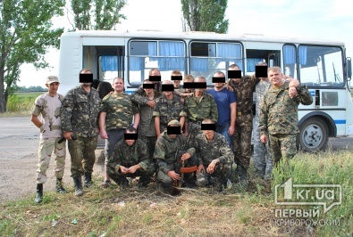 Штаб национальной обороны Кривого Рога забрал с границы зоны АТО бойцов «Кривбасса» и «Донбасса»