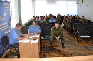 В Днепропетровской области сформирован новый отряд сотрудников ГАИ для ротации в зоне АТО