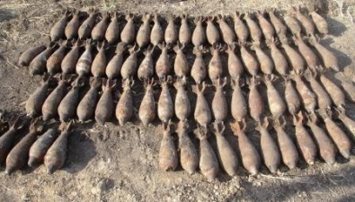 В Криворожском районе вблизи нефтепровода найдены залежи минометных мин