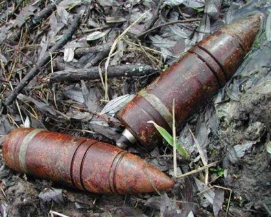 В Криворожском районе спасатели выявили и обезвредили снаряды времен войны