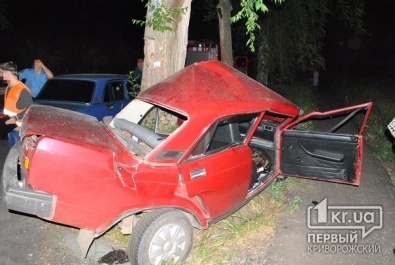 Смертельное ДТП в Кривом Роге: Автомобиль «намотало» на дерево (18+)