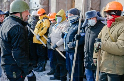 Активисты Евромайдана выгнали «Спільну справу» из Минагрополитики