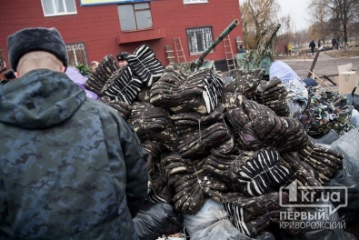 В Кривом Роге передали помощь служащим Национальной гвардии Украины