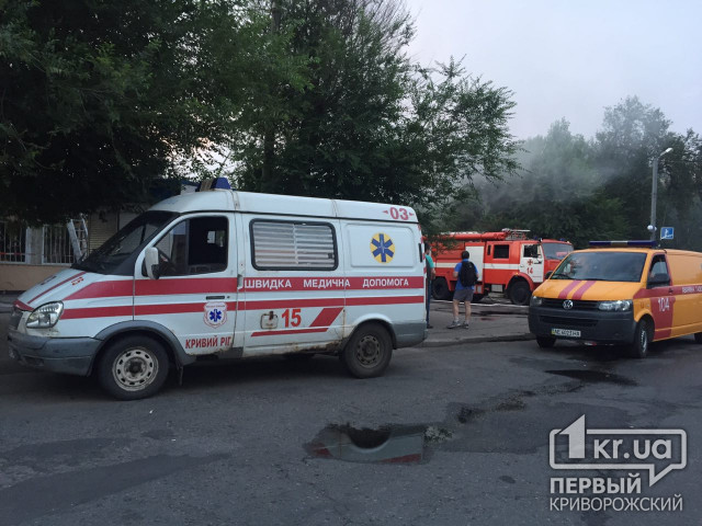 Два десятка спасателей тушили масштабный пожар в кафе, ломбарде и магазине в Кривом Роге