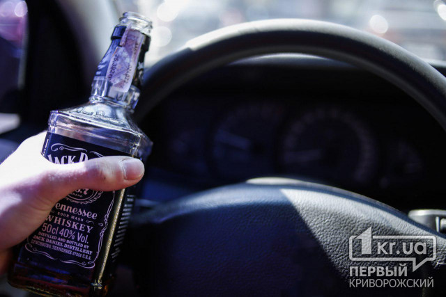 Потенциальные убийцы на дорогах Кривого Рога: только за выходные патрульные задержали 12 пьяных водителей