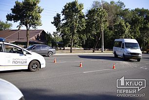 Водитель маршрутки в Кривом Роге нарушил скоростной режим и спровоцировал ДТП