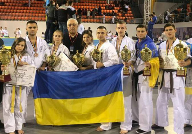 Криворожские каратисты завоевали медали для сборной Украины на Кубке Европы