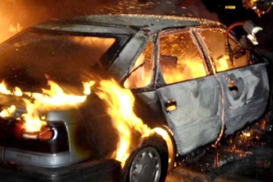 В Кривом Роге сожгли автомобиль активиста местного Автомайдана