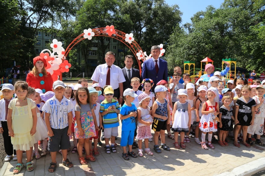 Ингулецкий ГОК открыл детский спортивно-игровой комплекс «Непоседы»