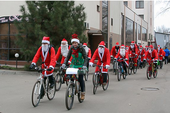 В Кривом Роге состоится новогодний благотворительный велопробег