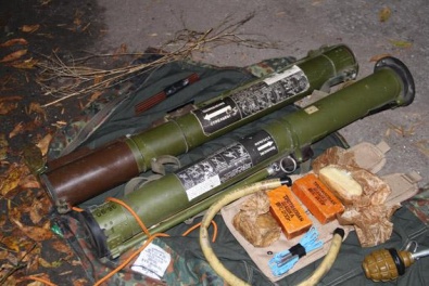 За останню добу на Дніпропетровщині вилучені 18 гранатометів, 5 гранат та патрони