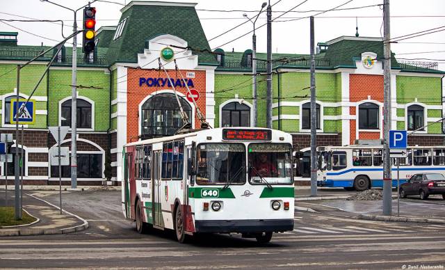 Криворожский троллейбус №23 ездит по другому расписанию в выходные дни