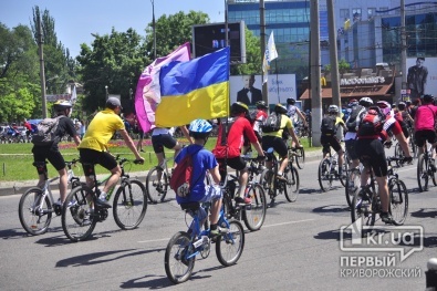 В Кривом Роге состоялся ежегодный Всеукраинский Велодень-2015