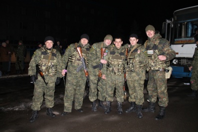 Сводный отряд правоохранителей Криворожского городского управления внутренних дел вернулся из зоны АТО