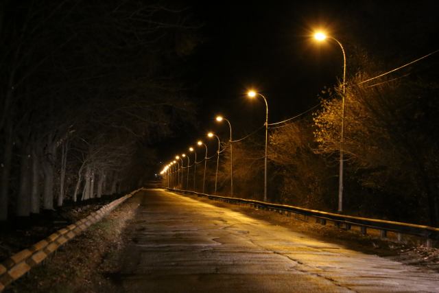 Ингулецкий ГОК установил 100 энергосберегающих уличных фонарей