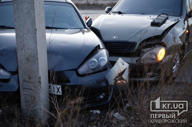 В ДТП на объездной дороге в Кривом Роге пострадали пассажиры Daewoo Lanos