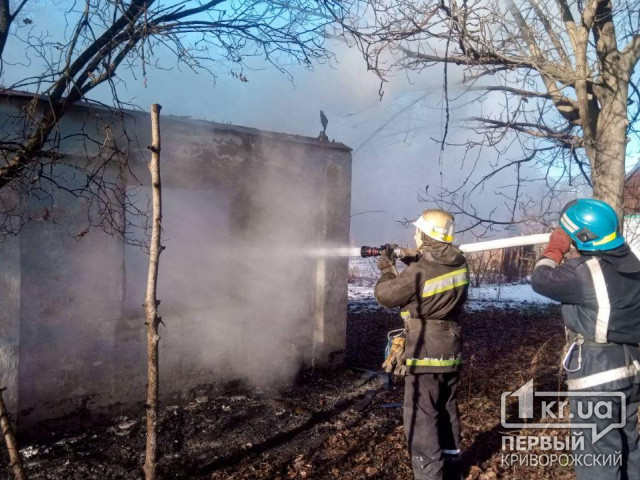 Пенсионер получил ожоги в результате пожара на даче в Кривом Роге