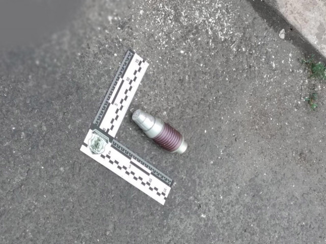 Криворожанин забрал себе гранату, которую нашел в поезде