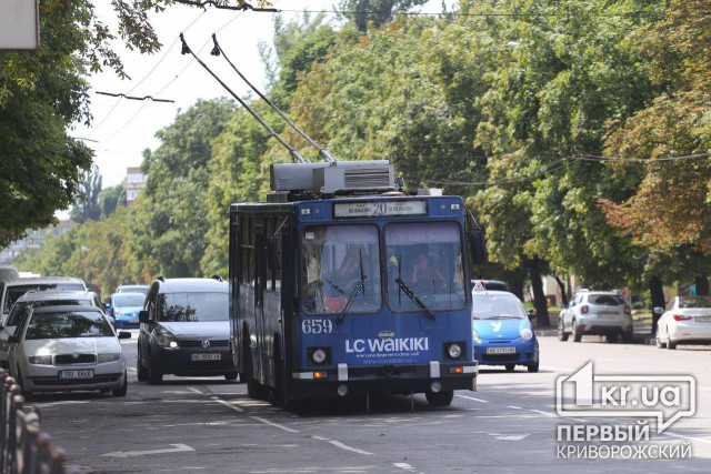 Движение троллейбусов в Кривом Роге восстановлено