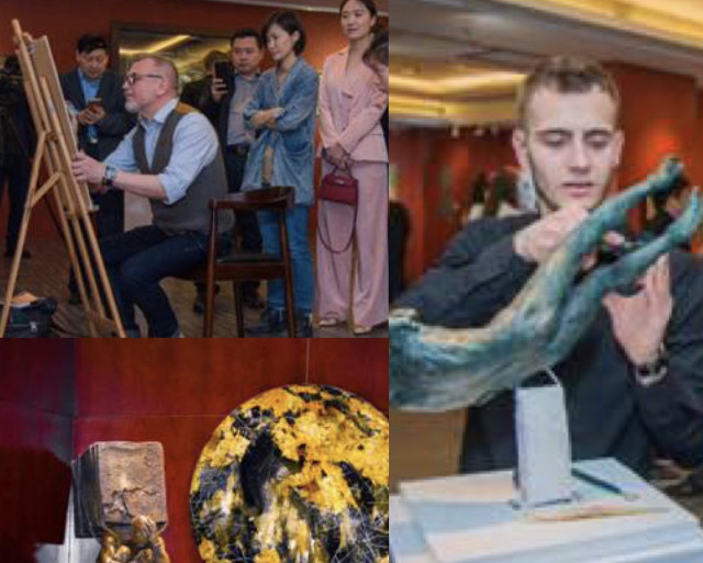 Роботи криворізького художника презентували у Шанхайському музеї
