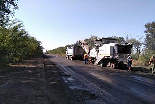 На Криворожской трассе начался новый этап ремонтных работ