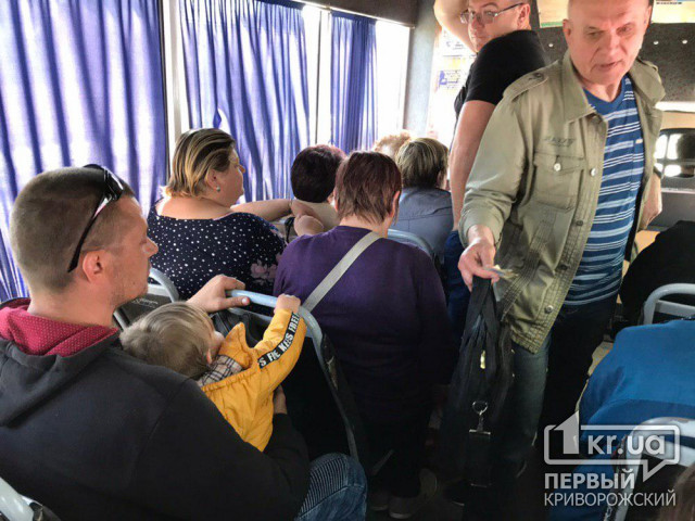 Пассажирский автобус с неисправностями выехал на маршрут в Кривом Роге