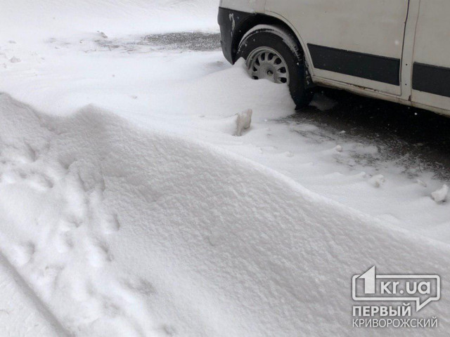У полицейских и медиков нет претензий по снегоборьбе в Кривом Роге, - заявление