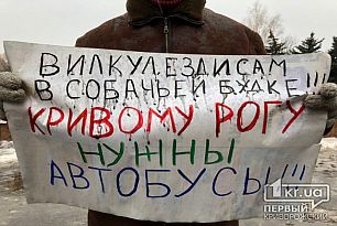 Чиновники не вышли к протестующим под исполкомом горсовета Кривого Рога