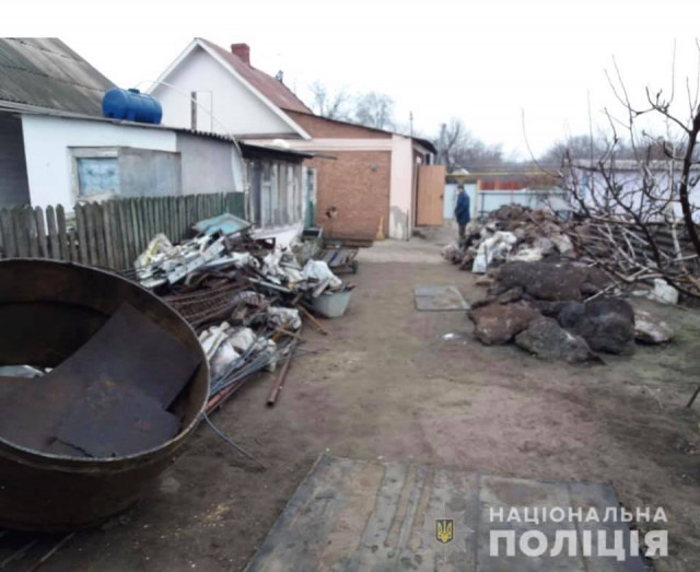 18 тонн металлолома криворожские правоохранители обнаружили на территории частного домовладения